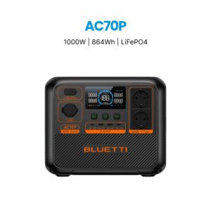 BLUETTI AC70P Portable Power Station | 1000W 864Wh