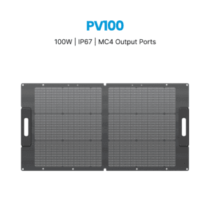 BLUETTI PV100 Portable Solar Panel | 100W Foldable Solar Charger