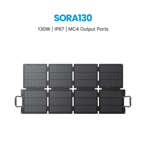BLUETTI SORA 130 Portable Solar Panel | 130W Foldable Solar Charger
