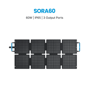BLUETTI SORA 60 Portable Solar Panel | 60W Foldable Solar Charger